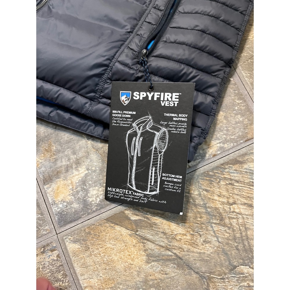 KUHL Spyfire Vest Mens Large Carbon Gray NEW Down Puffer Outdoor MSS205794L - Picture 6 of 9